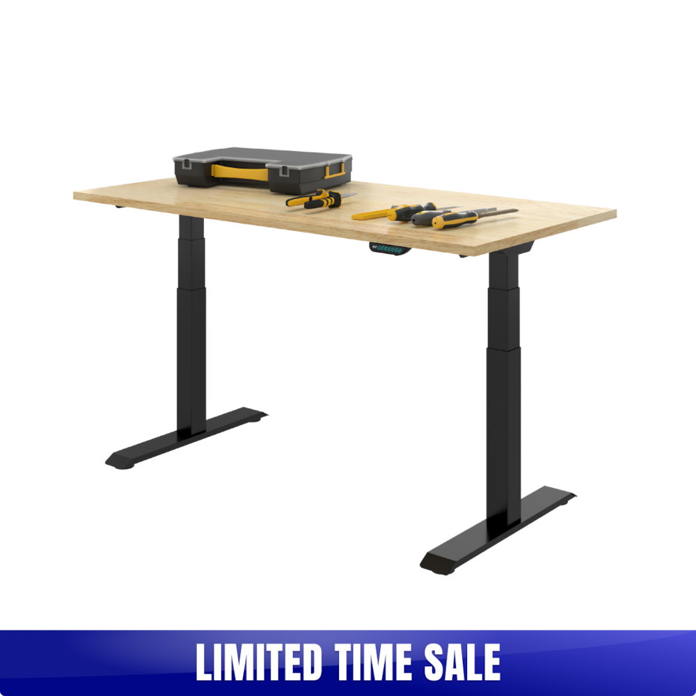 Electric Industrial Height-Adjustable Workbench with Wide Lift Range_4Dock